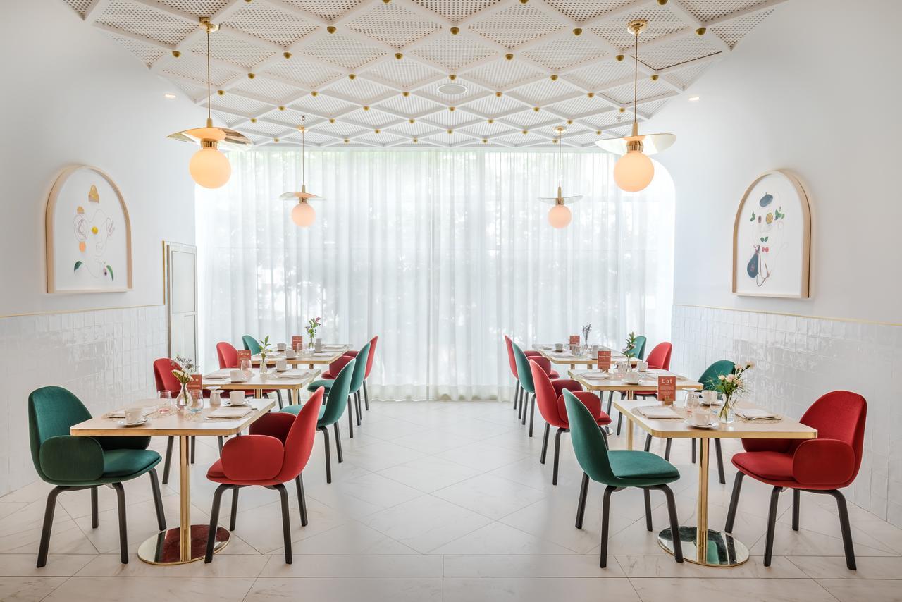 Barcelo Torre De Madrid Hotel Екстериор снимка Restaurant interior